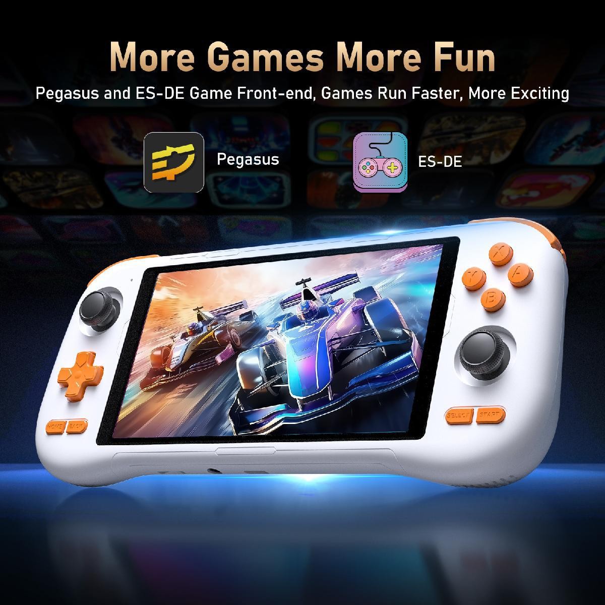 5.5 inches K56 Retro Handheld Gaming Console Android 14 Open Source PSP N64