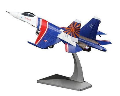 1:48 46CM Sukhoi SU27 Fighter Airplane Diecast Military Aircraft Plane Model