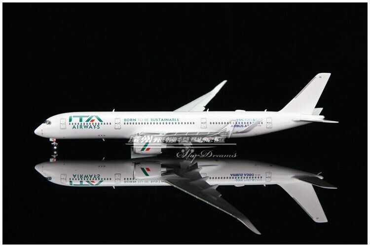 1:400 JC Wings ITA AIRWAYS AIRBUS A350-900 Airplane Flap Down Diecast Model
