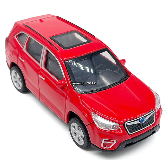 1/43 2021 Subaru Forester Model Car Diecast Toy Cars Boys Toys Kids Gifts Red
