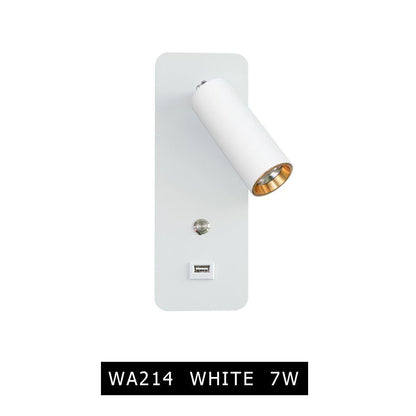 LED Wall Light Modern Indoor 110V 220V 7W 9W W/ Switch Bedroom Bedside USB Lamps
