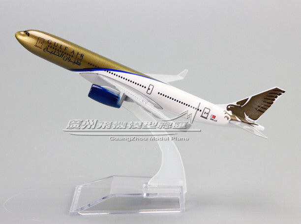 16cm Gulf Air AIRBUS A330 Passenger Airplane Aeroplane Diecast Aircraft Model