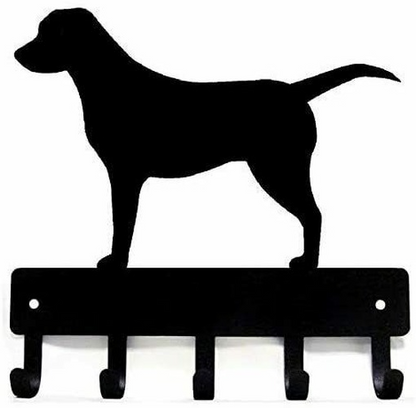 Labrador Retriever Dog-Key Hooks & Keychain Holder -9 inch/6 inch Metal Wall Art