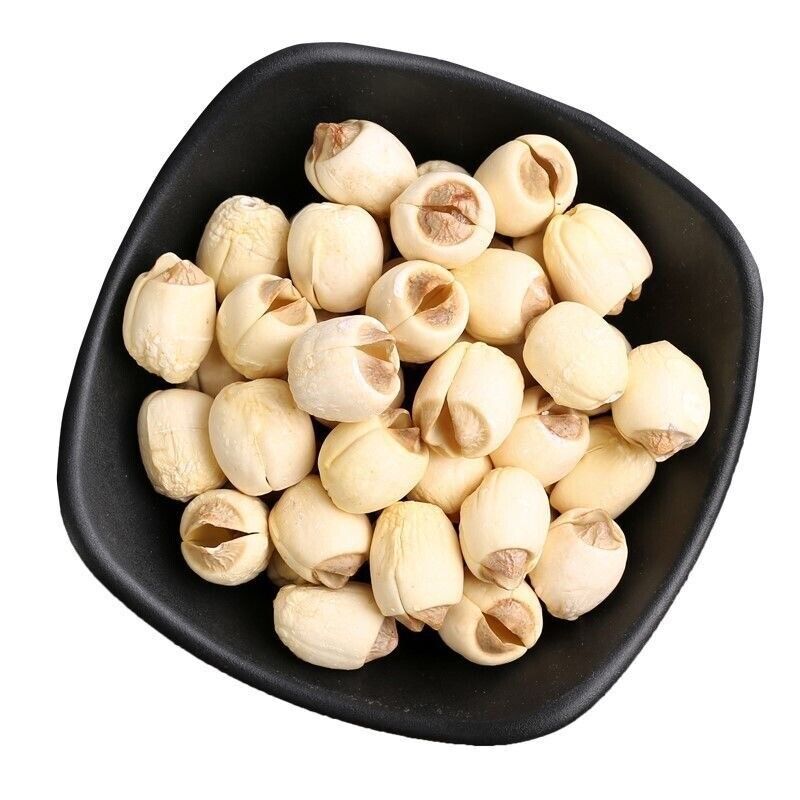 Premium quality Dried Bailian white lotus seeds soup desserts tea 通心白蓮
