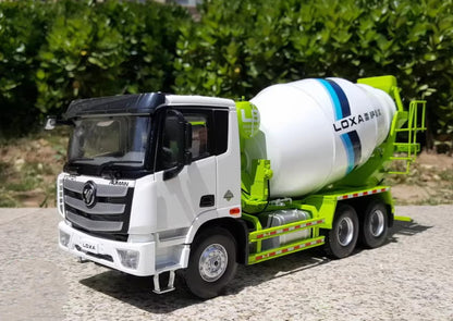 1:24 38CM LOXA ETX 8*4 Mixer Mixing Truck Construction Equipment Diecast Model