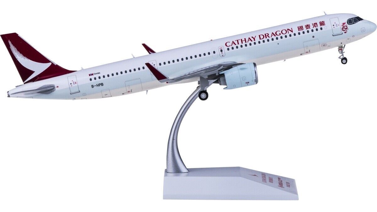 1:200 JC Wings CATHAY DRAGON AIRBUS A321neo Passenger Airplane Diecast Model