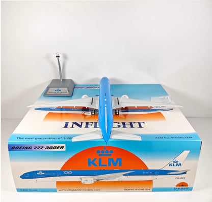 1:200 InFlight KLM B777-300ER PH-BVS Passenger Airplane Diecast Plane Model