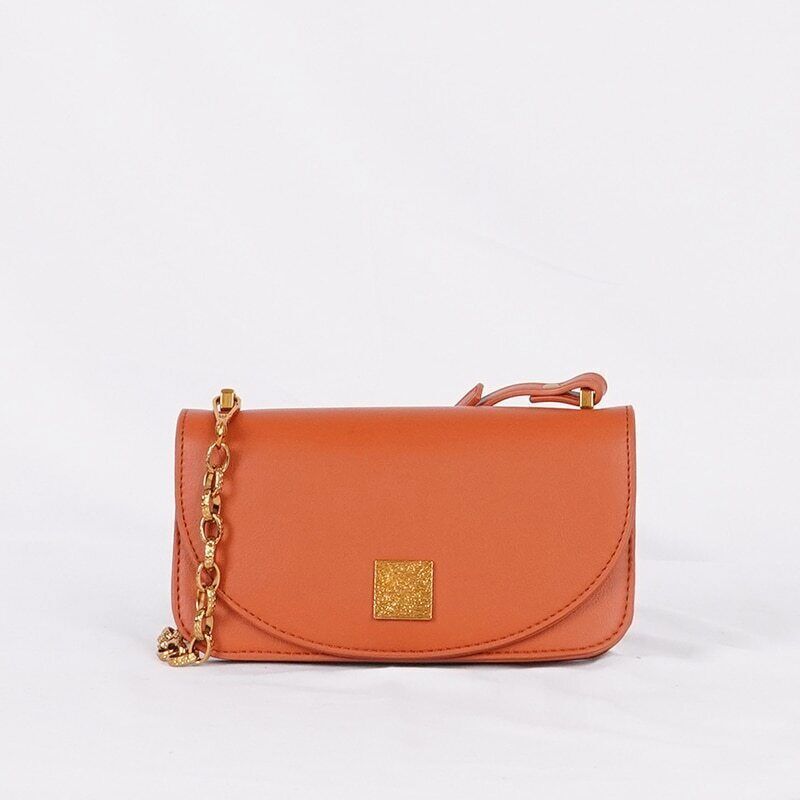 Pu Chain Crossbody Bag Women Leather Shoulder Bag Ladies Woman