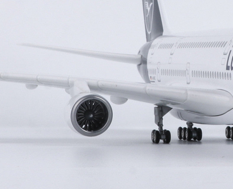 46CM 1:160 Lufthansa AIRBUS A380 Passenger Airplane Landing Gear Resin Model