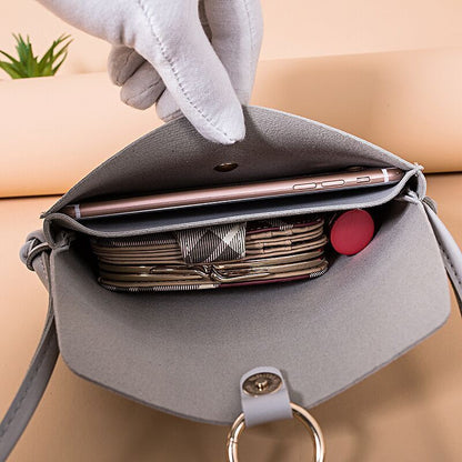 Envelope Bag Crossbody Purse Flap Synthetic Leather Bag Single Strap Versatile