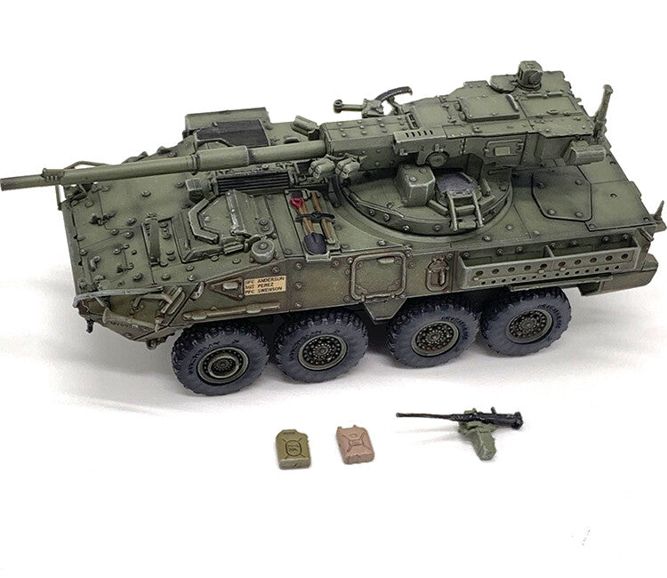 1:72 US Army Stryker Infantry Fighting Vehicle M1128 Artillery Model Collection