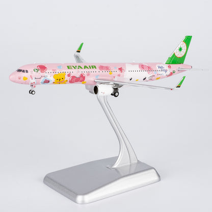 1:400 NGmodels EVA Air Airbus A321 Passenger Airplane Diecast Plane Model
