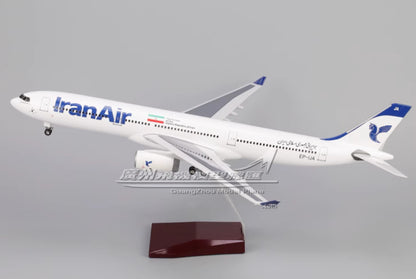 47CM 1:135 IranAir AIRBUS A330 Passenger Airplane Landing Gears Resin Model
