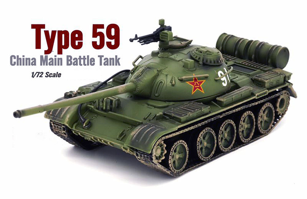 CHINA TYPE 59 1/72 tank model finished non diecast Panzerkampf