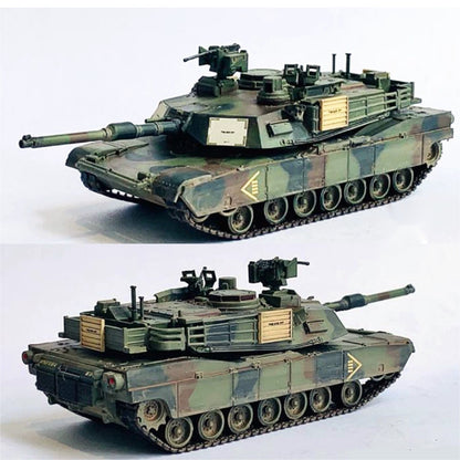 Dragon 1/72 Diecast Military Tank Model US M1A2 SEP V2 Abrams NATO Tricolor63059