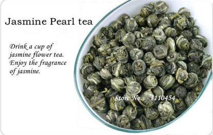 100g Jasmine Flower Tea Jasmine Pearl Organic Green Tea Chinese Fragrant Tea