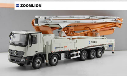 1:38 ZOOMLION 64X-6RZ Concrete Pump Truck Construction Machine Diecast Model