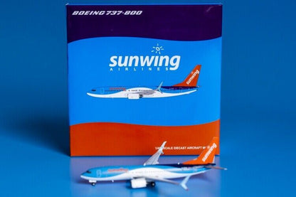 1:400 JC Wings Sunwing BOEING 737-800 Passenger Airplane Diecast Aircraft Model
