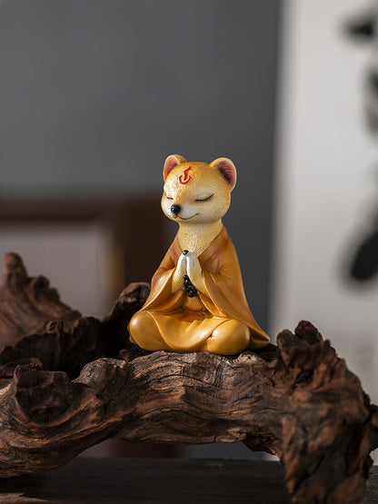 Weasel Figure Decoration Office Home Tabletop Offering Decoration Gift Tea Pet