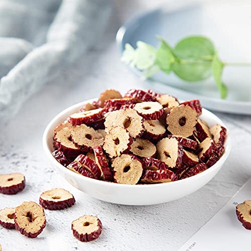 Chinese Red Dates Slices Jujube Slice Seedless Snacks 108g 3.8 OZ.