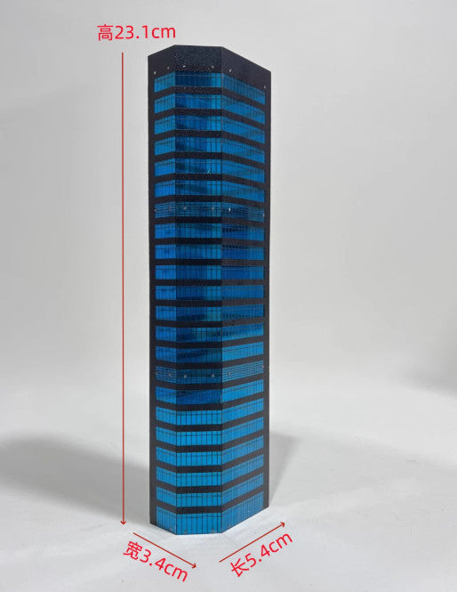 1/350 Building Model City Street View House Scene Display Model