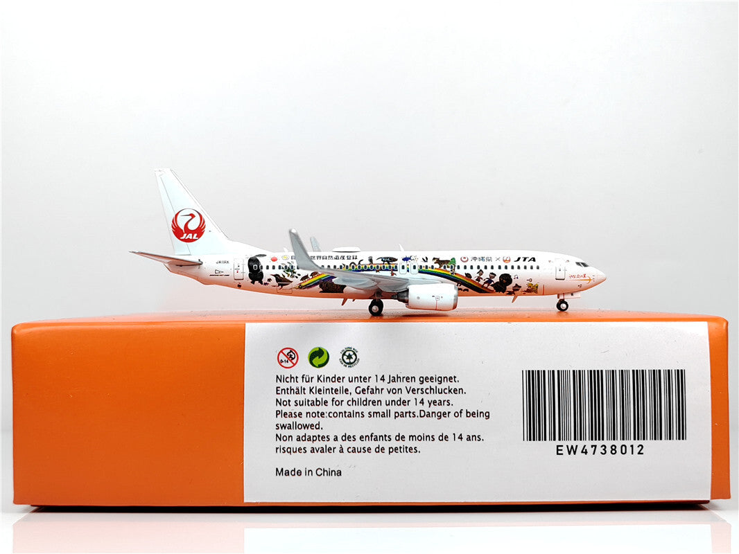 1:400 JC Wings JAL BOEING B737-800 Passenger Airplane Diecast Model