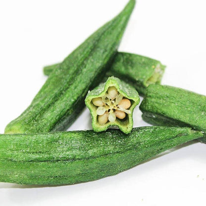 250g Dried Vegetable Okra, Dried Okra Snack Chips, Crispy and Little Salty