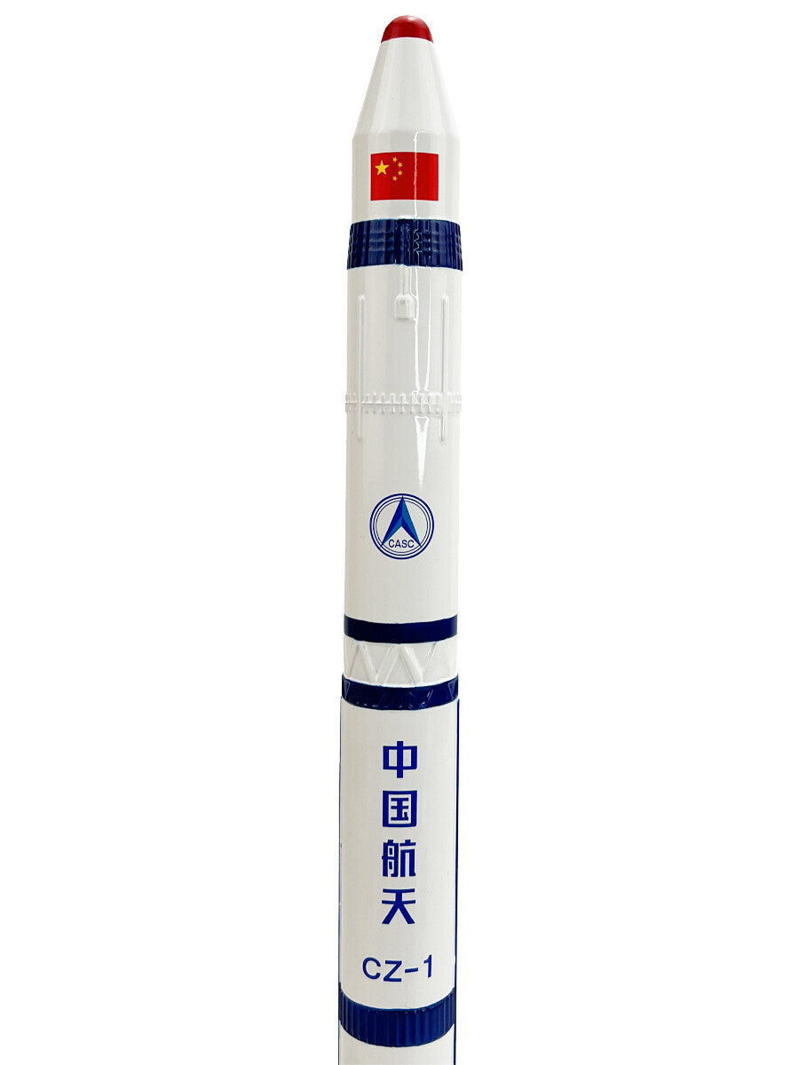 1:100 33CM Long March CZ-1 Carrier Rocket Diecast Aerospace Spaceaircraft Model