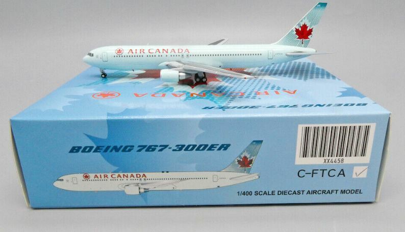 1:400 JC Wings AIR CANADA BOEING 767-300ER Passenger Airplane Diecast Model