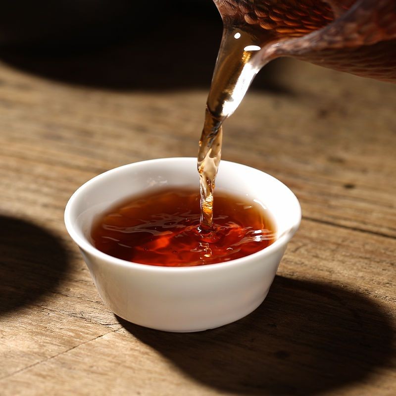 357g Yunnan Menghai 2015 Old Material Chen Xiang Pu'er Tea Ripe Tea Cake