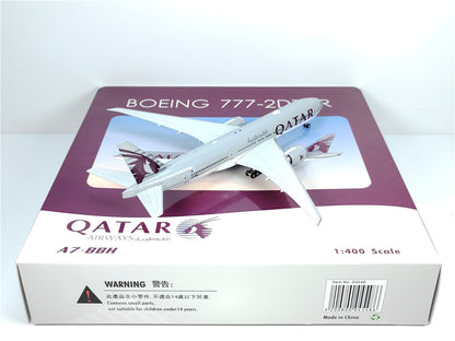 1:400 Phoenix QATAR BOEING B777-200L Airplane Diecast Aircraft Plane Model