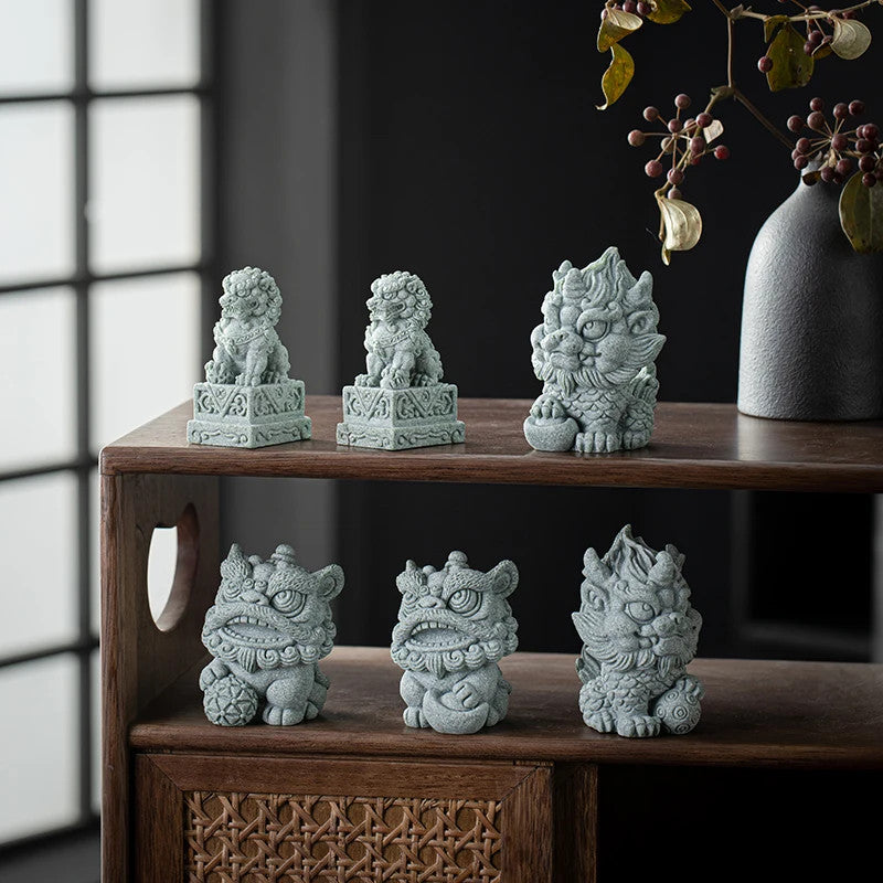 Chinese Tea Pet Ornaments Animal Tea Figurine Decor Sculpture Teaware Accessorie