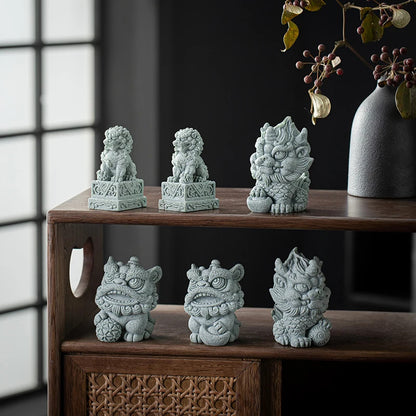 Chinese Tea Pet Ornaments Animal Tea Figurine Decor Sculpture Teaware Accessorie