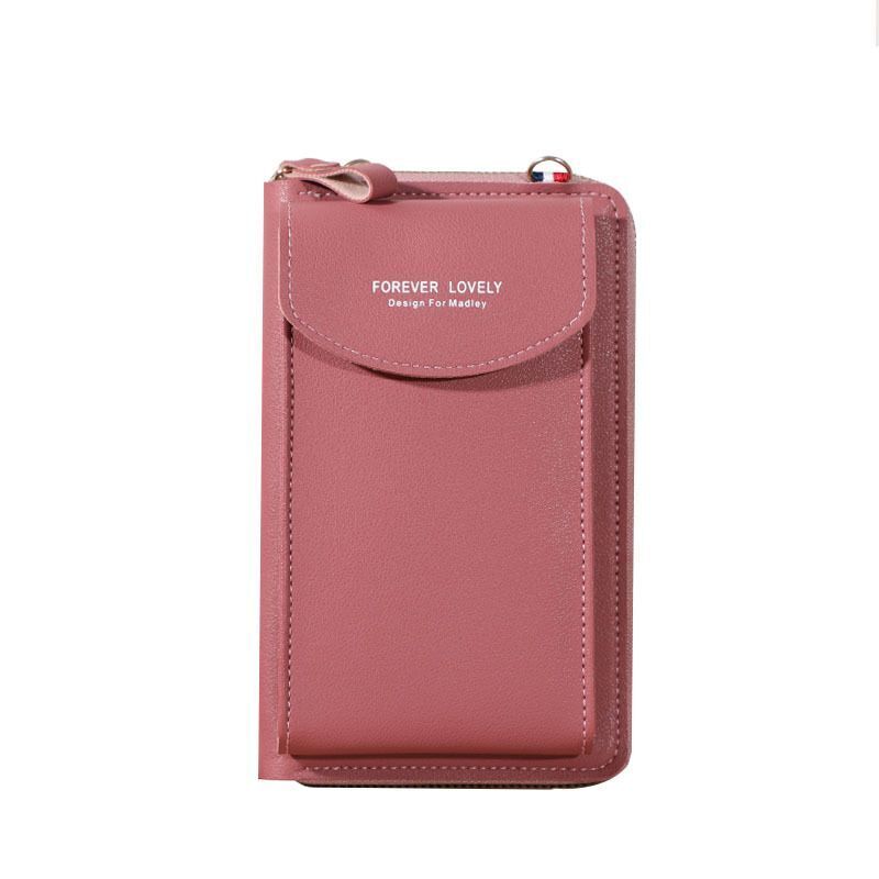Wallet Diagonal Synthetic Phone Clutch Bag Purse Large Travel Card Holder Cover