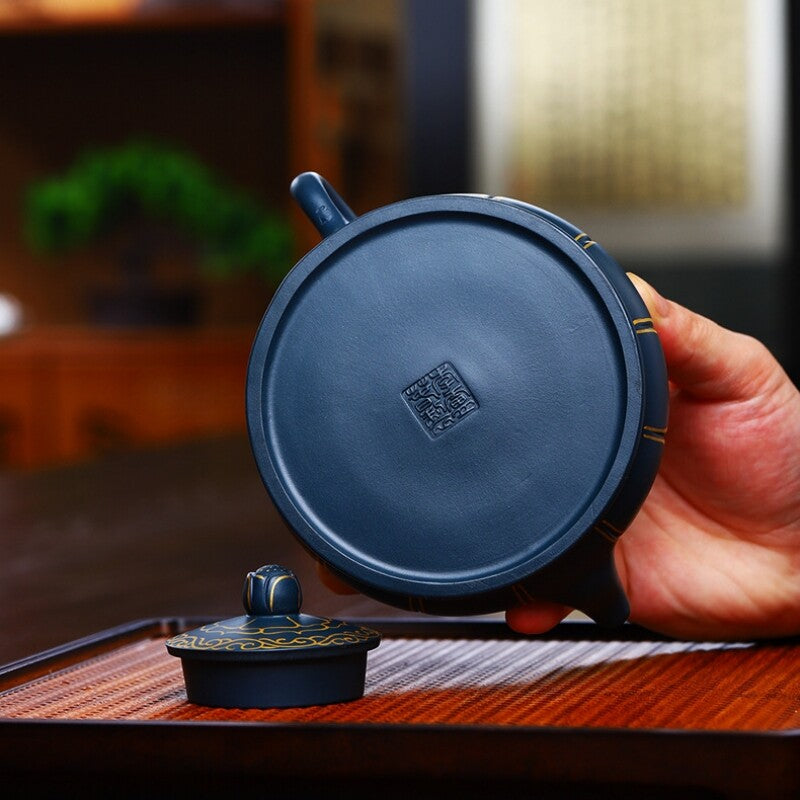 Traditional Craft Real Yixing Zisha Tianqing Clay Tea Pot Certificate Paper New