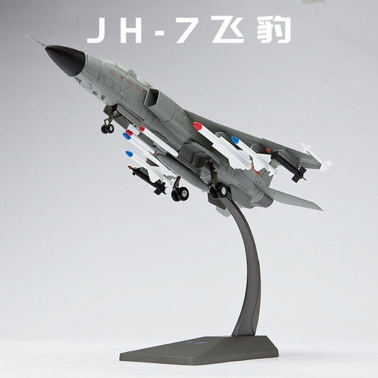 1:72 32CM China Air Force JH-7A Fighter Airplane Diecast Military Aircraft Model