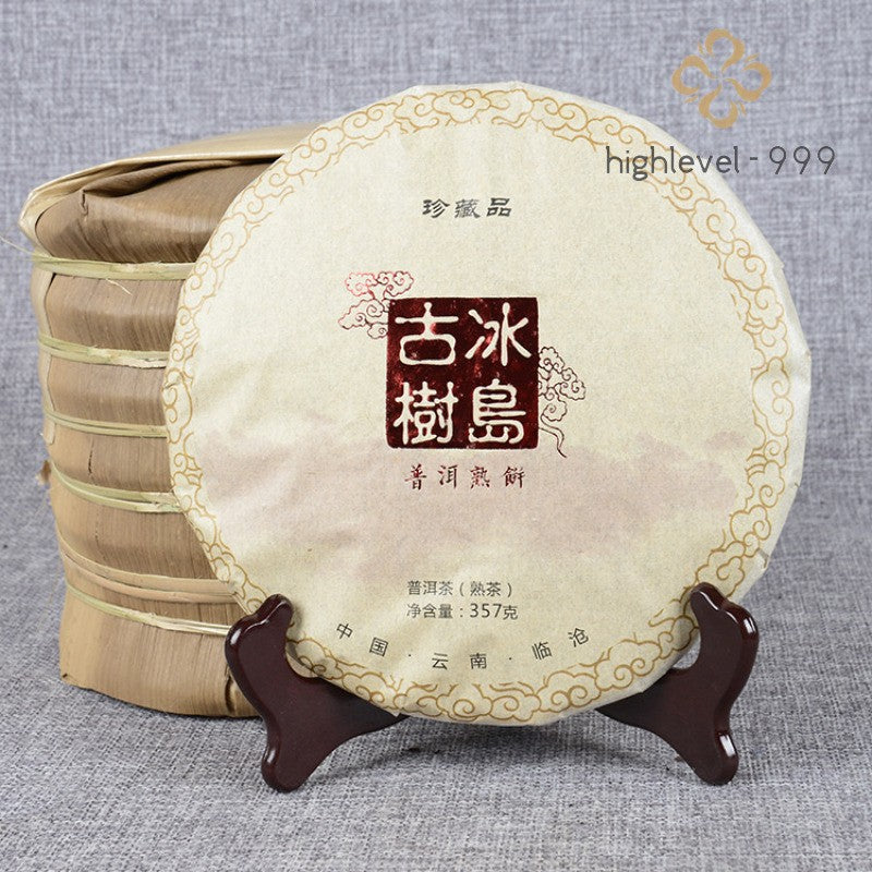 357g 2010 Yunnan Ripe Pu'er Tea Cake Bing Dao Gu Shu Pu erh Cake Tea