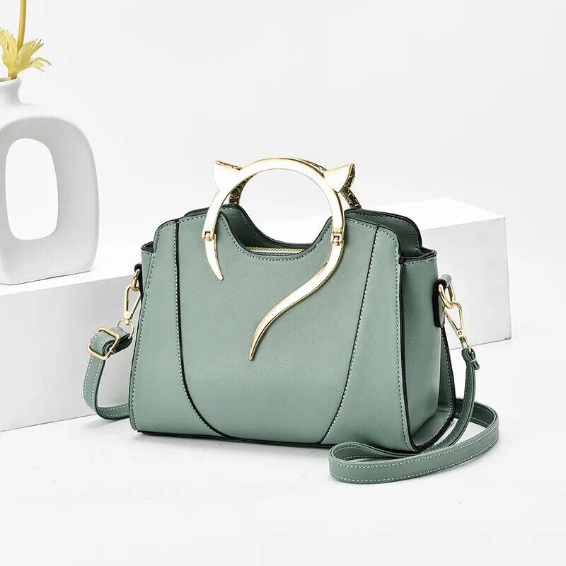 Handbag Women Purse Brand PU Leather Shoulder Bag Crossbody White