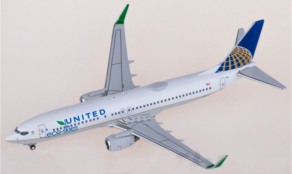 1:400 C Model United Airlines Boeing 737-800 Passenger Airplane Diecast Model