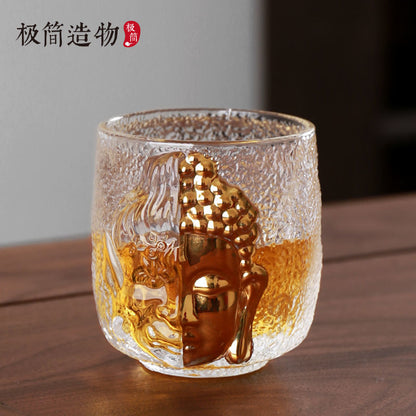 7CM Kung Fu Tea Set Tea Cup Glass Cup Tea Ceremony Glass Cup Pair Set