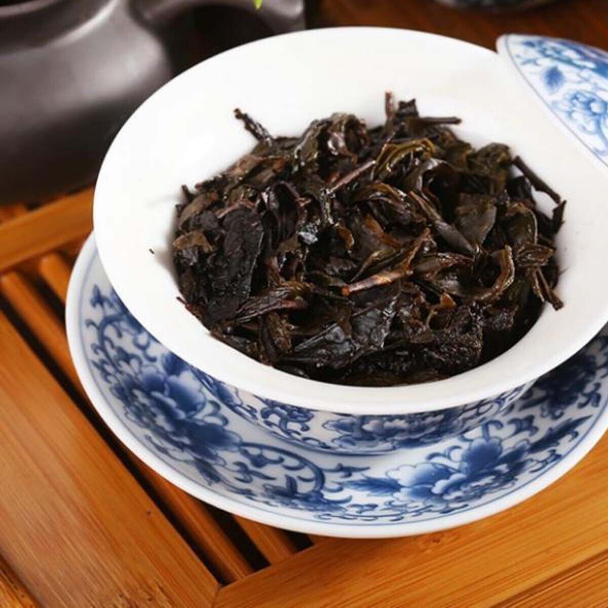 250g Ancient Tree Golden Bud Puerh Tea Brick Yunnan Pu-erh Ripe Tea Natural BoKu
