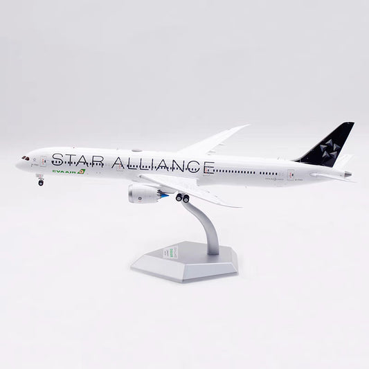 1:200 SQ Wings EVA Air Boeing 787-10 B-17812 Passenger Airplane Diecast Model
