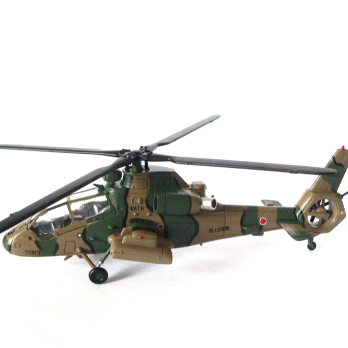1/100 Scale Diecast Alloy JGSDF OH-1 Ninja Helicopter Aircraft Model Toy Gift
