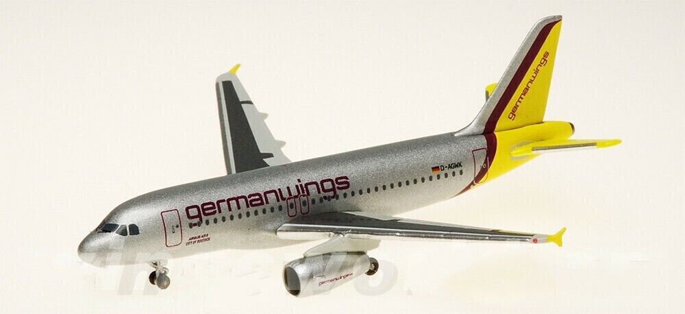 1:500 Herpa Germanwings AIRBUS A319 Passenger Airplane Diecast Aircraft Model