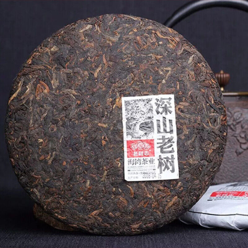 500g Batch 181 Premium Ripe Pu-erh Tea Cake Haiwan 2018 Shen Shan Lao Shu