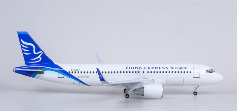 47CM 1:80 CHINA EXPRESS AIRBUS A320neo Airplane Landing Gear Resin Plane Model