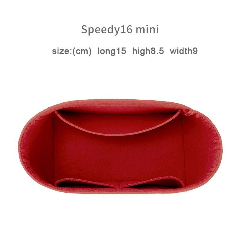 Felt Insert Bag Organizer Handbag Liner Pouch Cosmetics Makeup Bag 18*3*23CM 1PC