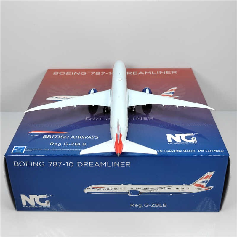 1:400 NG Model BRITISH AIRWAYS BOEING 787-10 Passenger Airplane Diecast Model