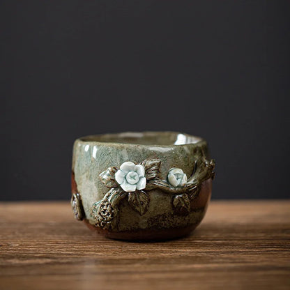 Raw Ore Cup Kung Fu Brewing Ceramic Master Cup Teacup Single Cup Tea Bowl