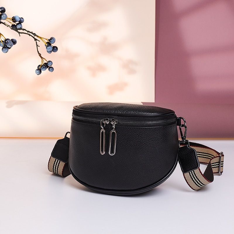 Genuine Leather Tote Bag Cowhide Handbags Fashion Shoulder Messenger Purse Green